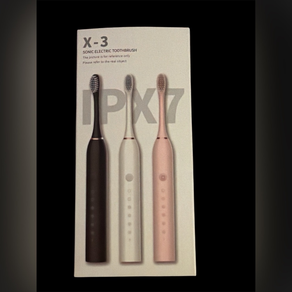 Sonic Electric Toothbrush Set - Black